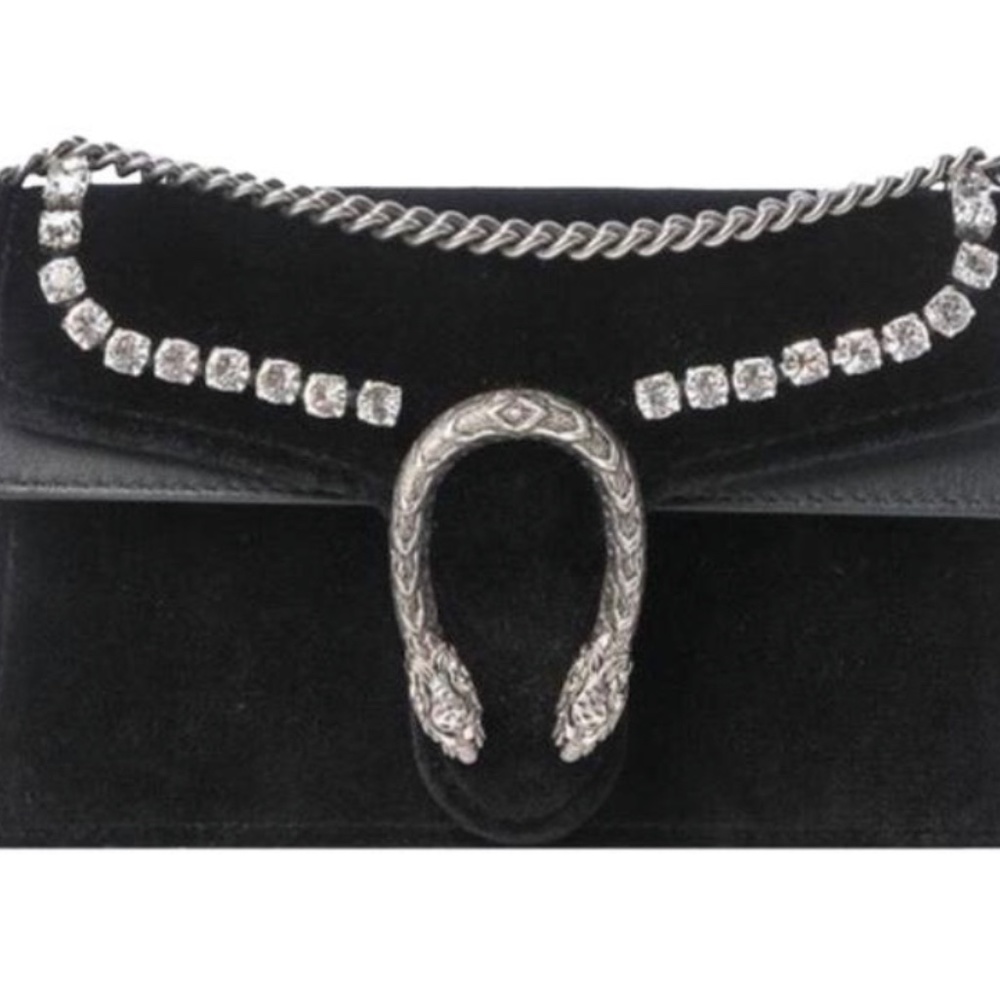Gucci Dionysus With Crystals Outer Suede Lining In - Picture 4 of 6